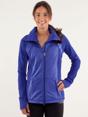 Lululemon Run: Gust Buster Jacket Pigment Blue Size 4